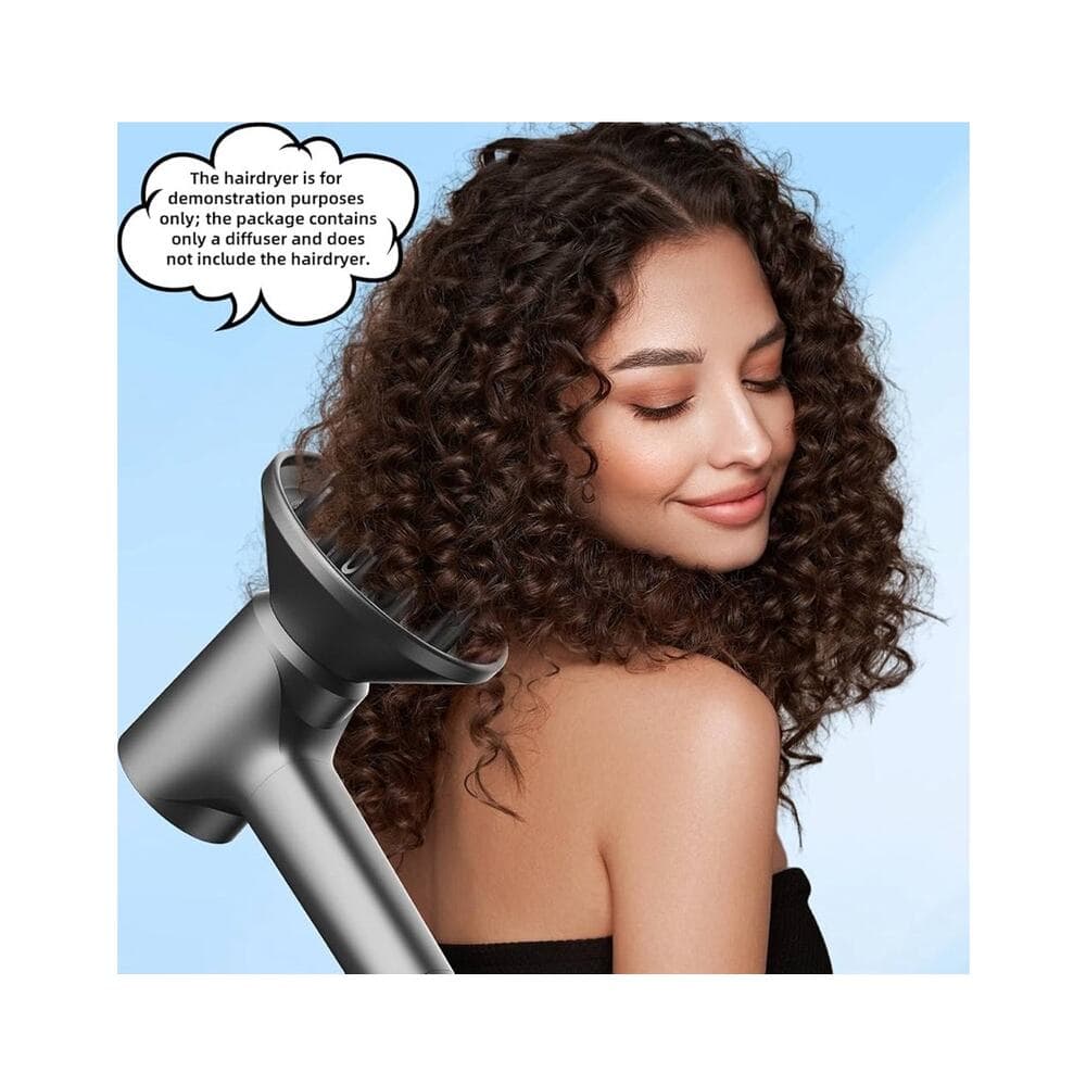 Hair Dryer Diffuser for Curly Hair and Natural Wavy Attachment for Hair Dryer - Thumbnail 2
