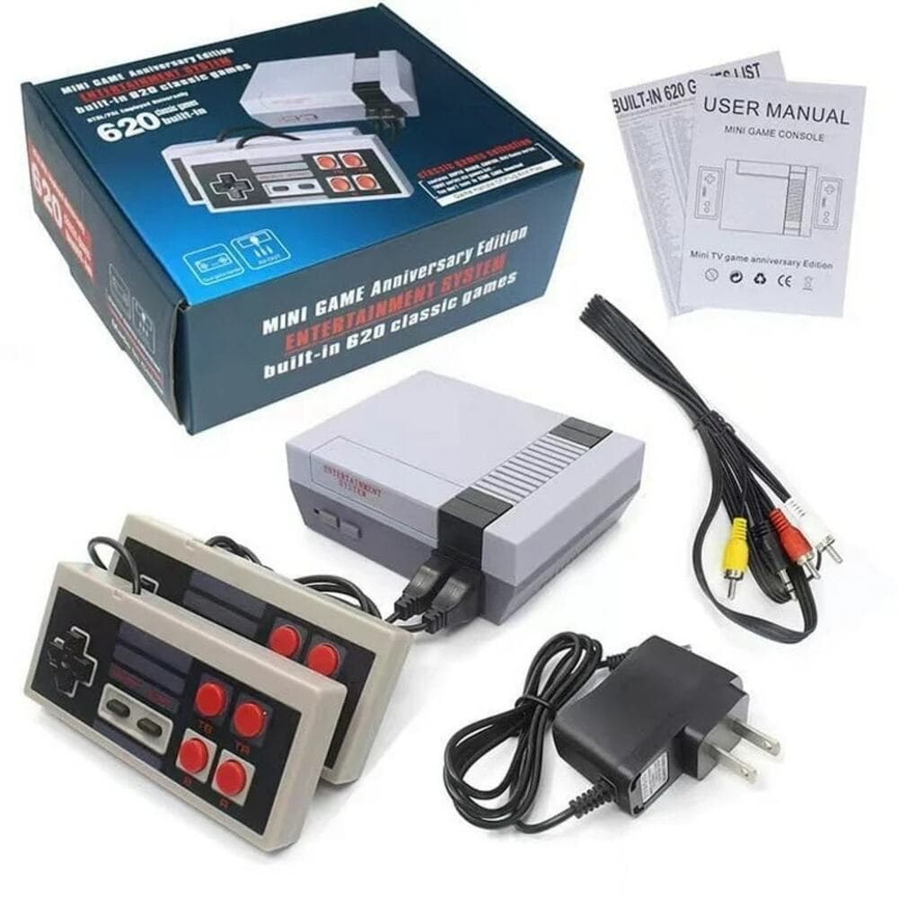Retro Controllers with 620 Built-in Classic Plays, 8-Bit Video Play System - Thumbnail 7