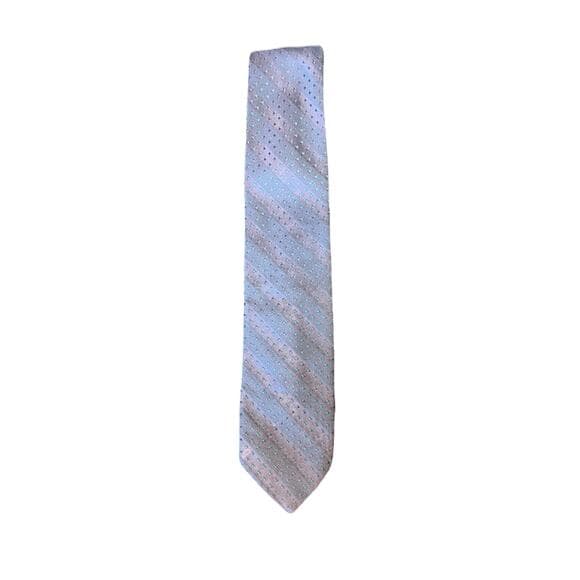 Paco Rabanne Men’s Tie Purple With Green Dot - Thumbnail 4