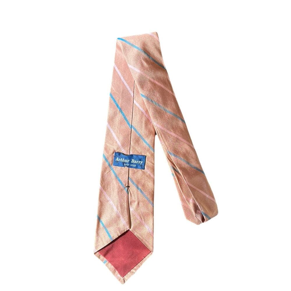 Arthur Barry Tan Men’s Tie 100% Silk - Thumbnail 2