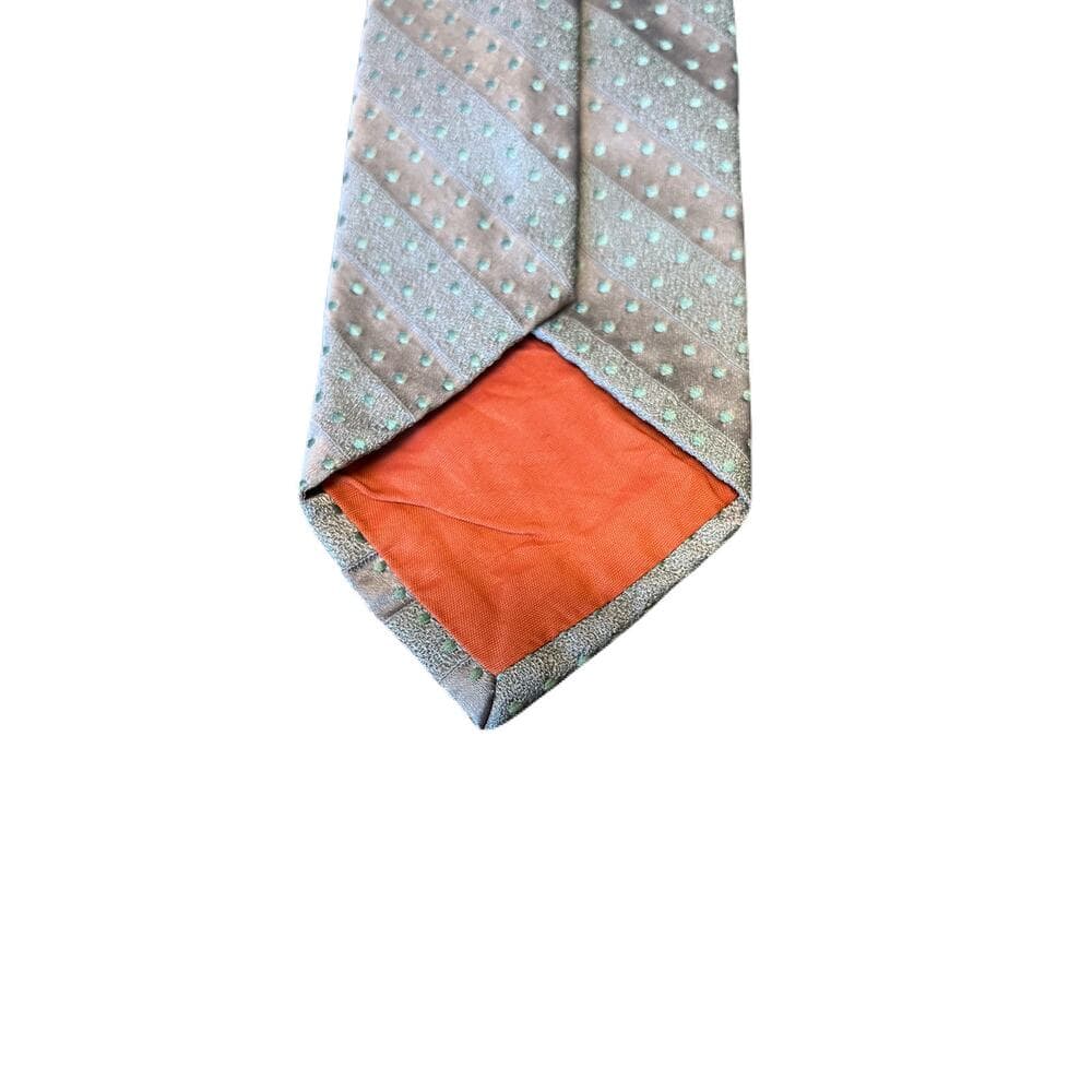 Paco Rabanne Men’s Tie Purple With Green Dot - Thumbnail 2