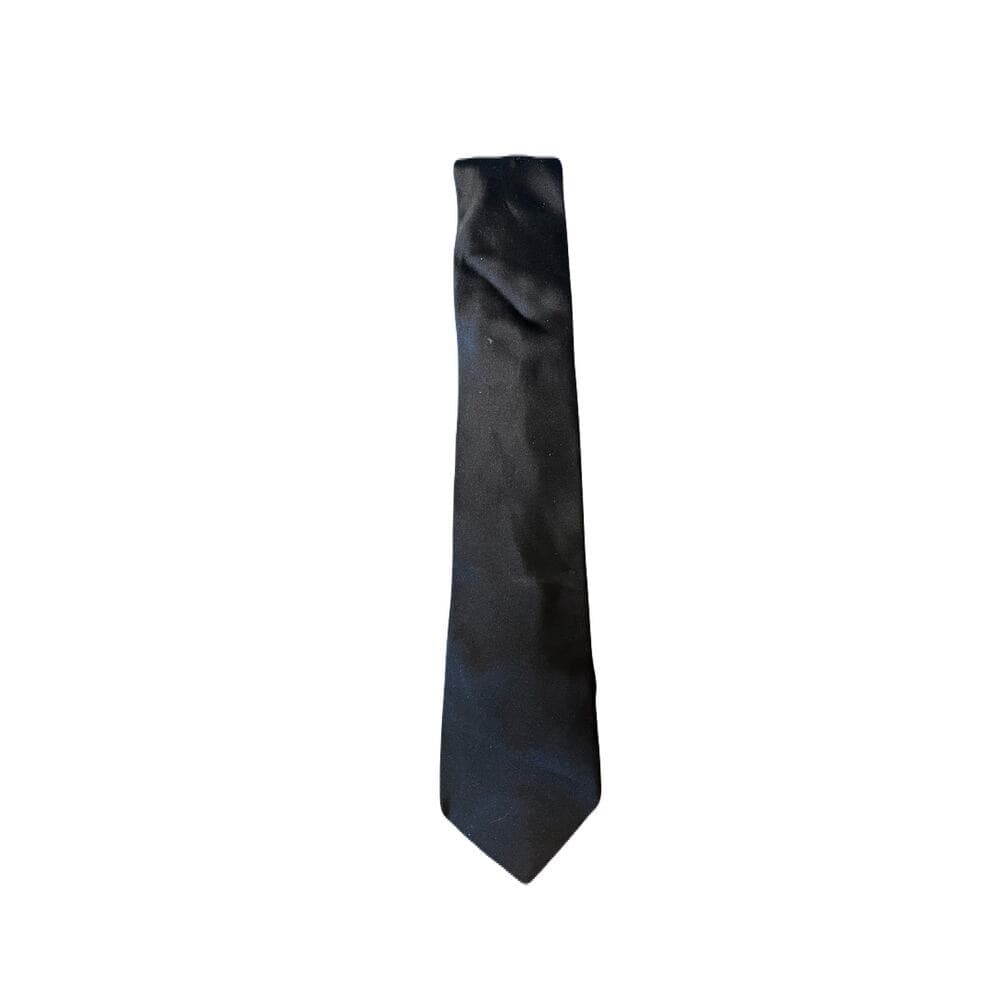 Nicole Miller Black Solid Men’s Tie - Thumbnail 5