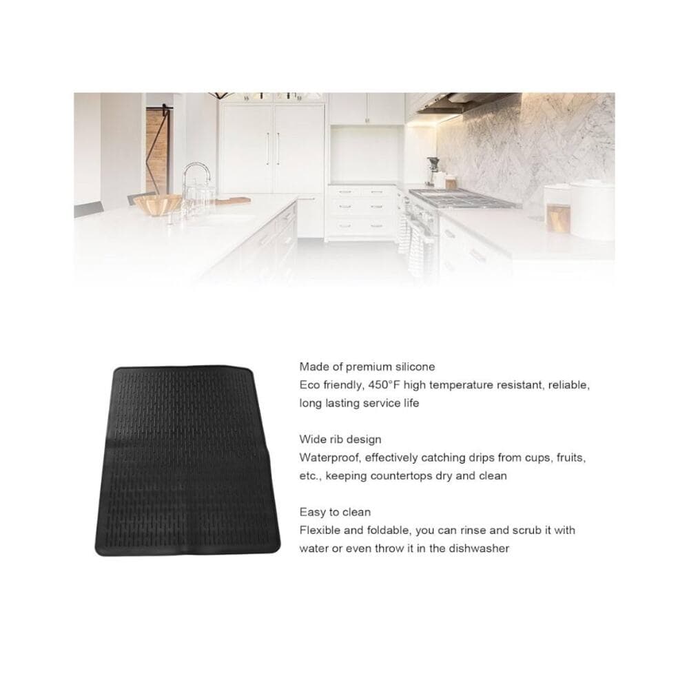 Silicone Stove Mat Glass Cooktop Protect Heat Multifunctional 27.95x19.68in - Thumbnail 6