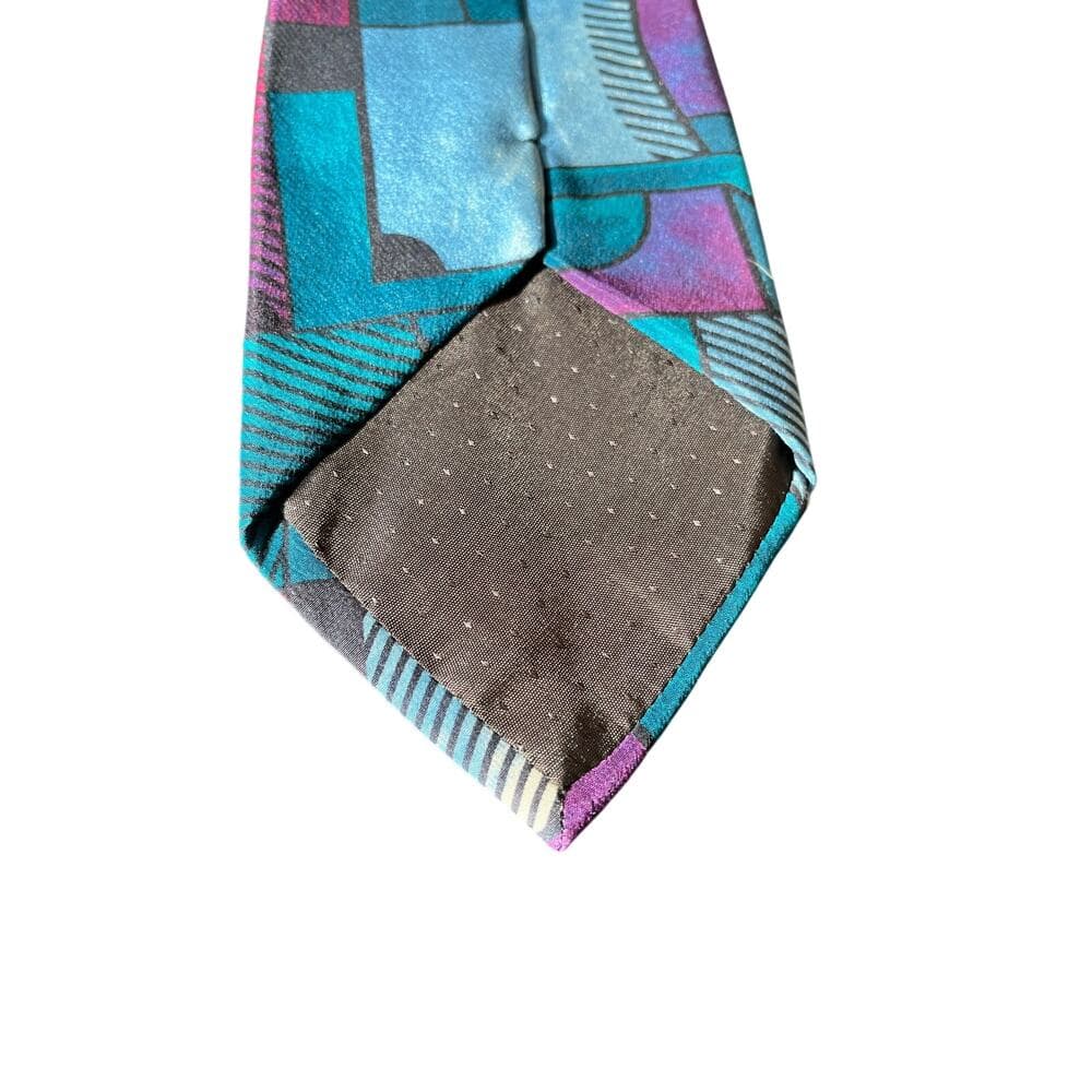 Dilena Pure Silk Hand Made in Italy Patterned Tie - Thumbnail 2