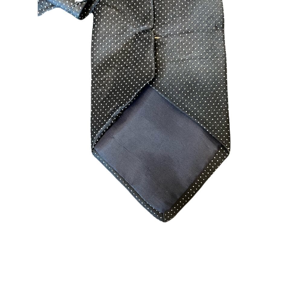Her Moso Black Men’s Tie With White dot on it - Thumbnail 2