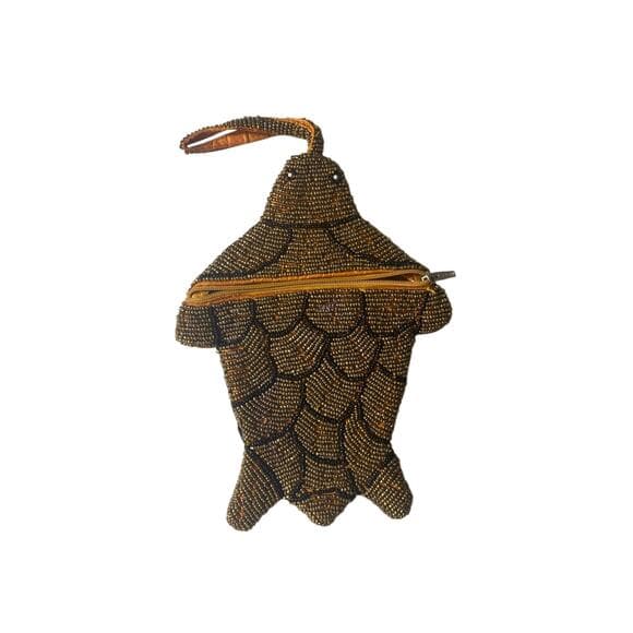 Turtle Brown Handbag - Thumbnail 5