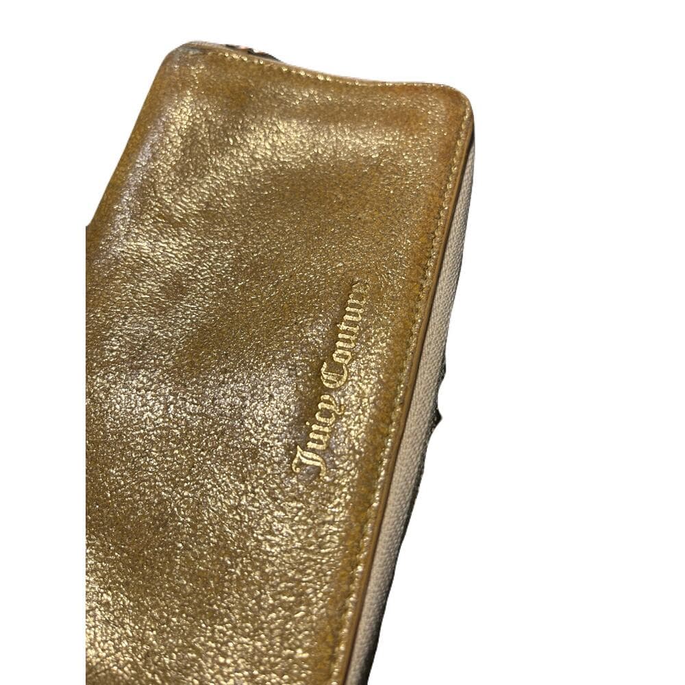 Gold Juicy Couture Women’s Wallet 7” W X 4” L - Thumbnail 3