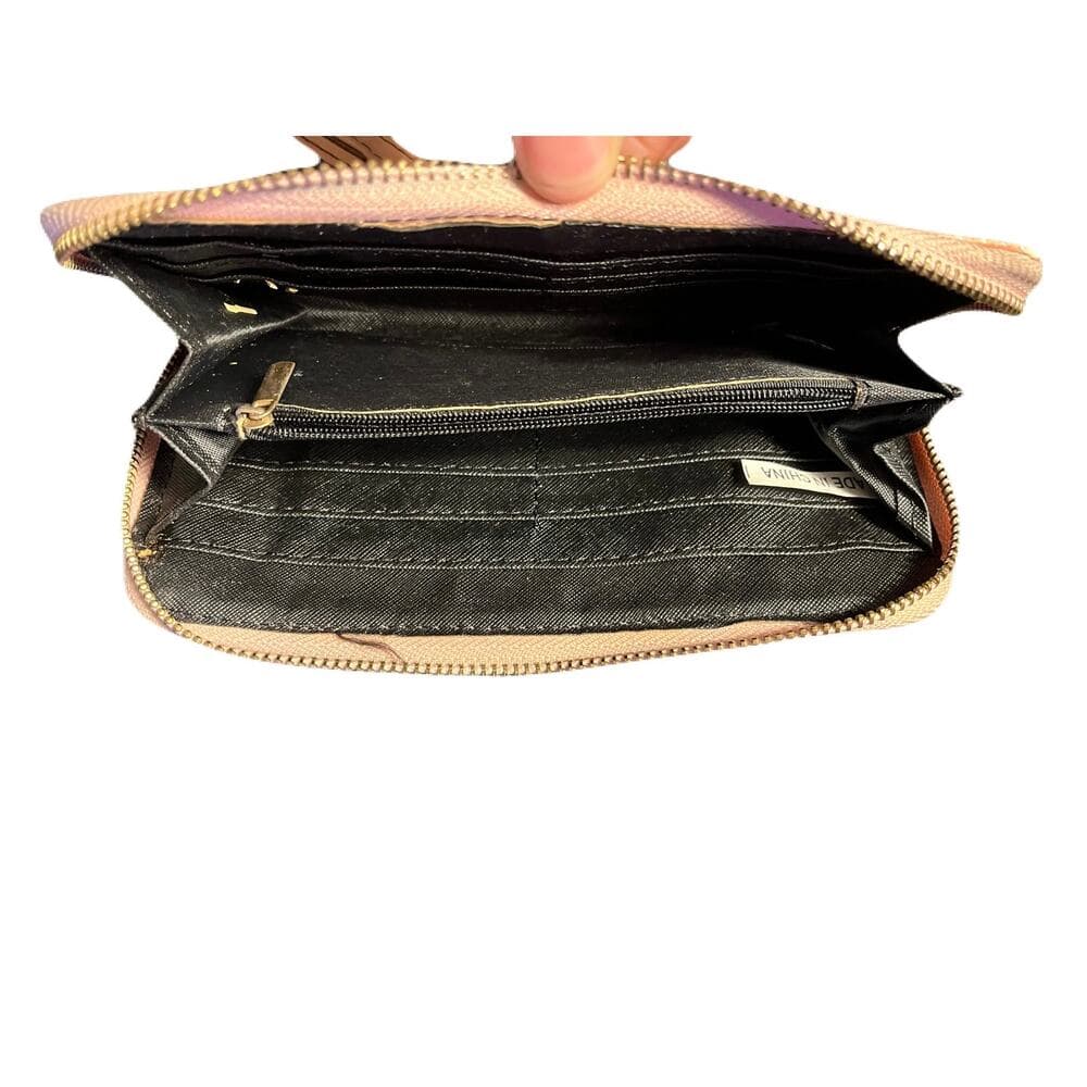 Peach Women’s Wallet 8” W X 4” L - Thumbnail 2