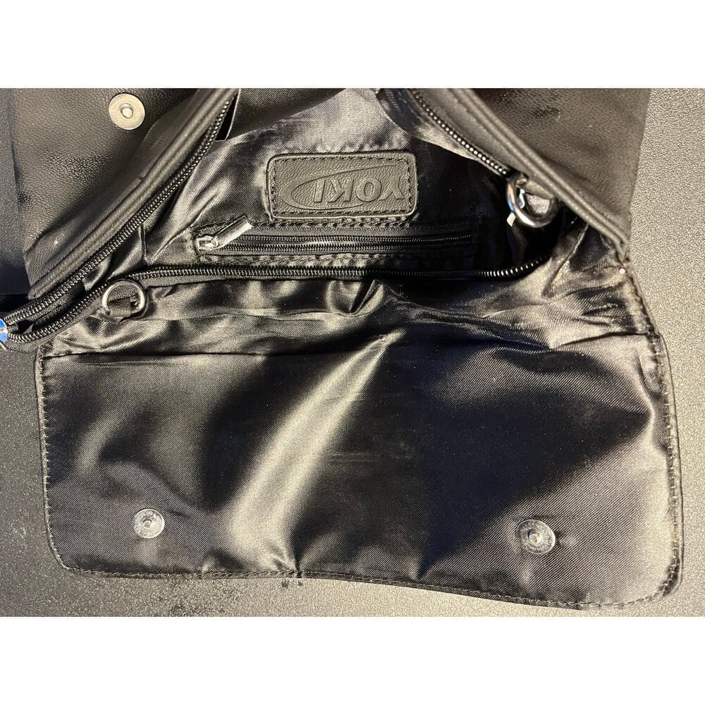 Yoki Women’s Black Wallet 10.5” W X 5.5” L - Thumbnail 3