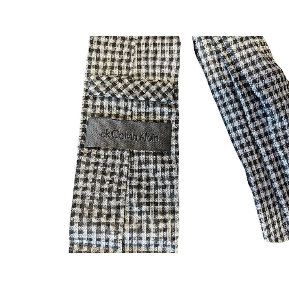 Calvin Klein Men’s Tie 75% Silk 25% Viscose - Thumbnail 3