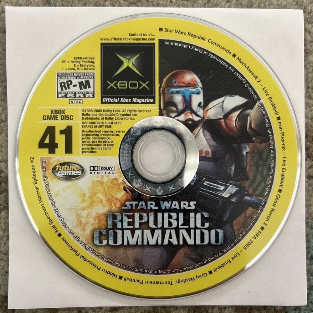 🔥 Xbox Magazine Demo Disc 41 (OG Xbox) Disc Only! See Description - Thumbnail 3