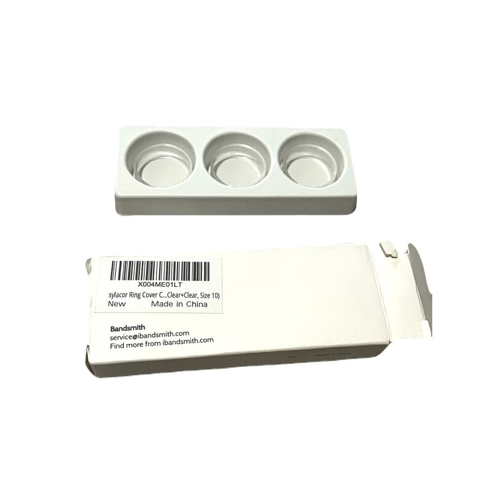 Band smith Ring Protector Sylacor Ring Cover Clear + Clear + Clear Size 10 - Thumbnail 2