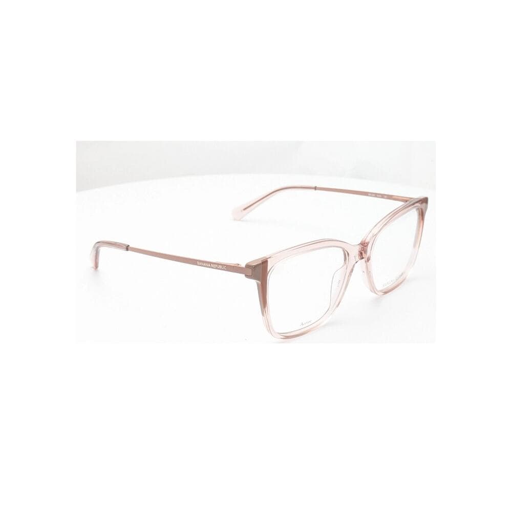 Banana Republic BR209 WJG Salmon Brown Rectangle Womens Eyeglasses 52mm - Thumbnail 2
