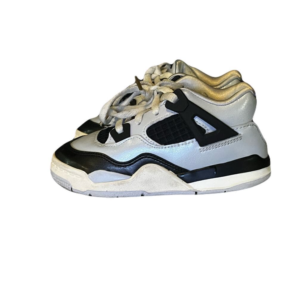 Jordan 4 Retro "Pure Platinum" Toddler Kids' Shoe Size 10C FZ8584-070 - Thumbnail 3