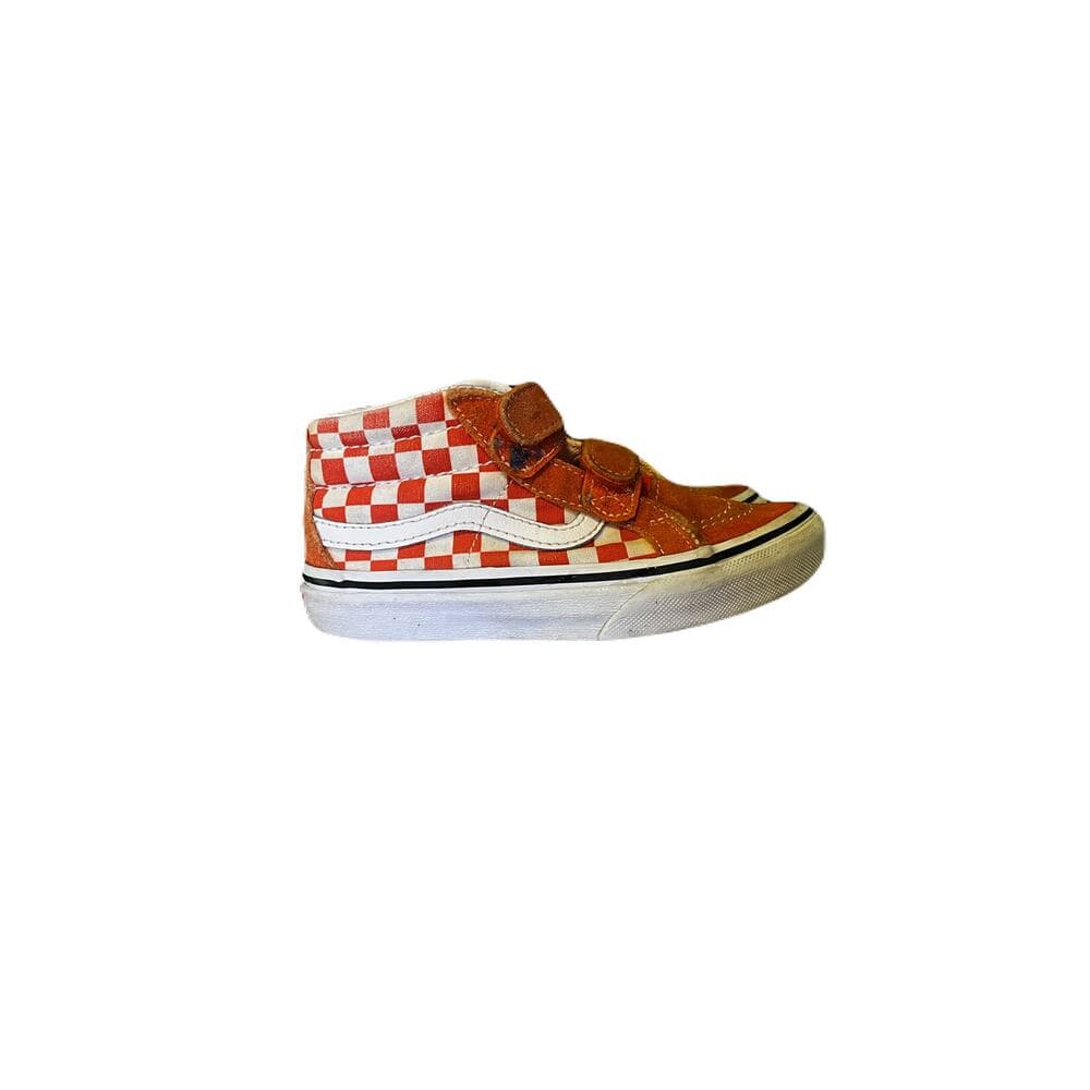 VANS (TD) SK8-MID REISSUE V - CHECKERBOARD ORANGE SIZE 11.5