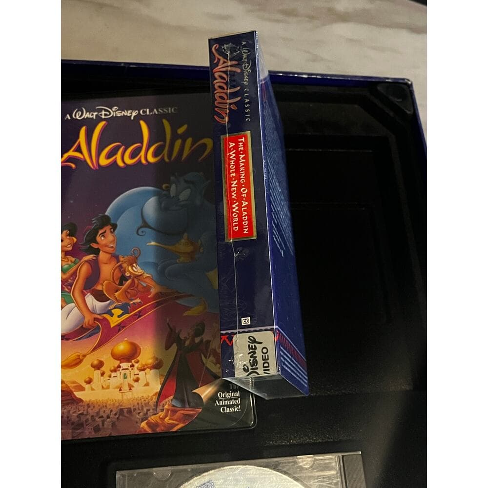Aladdin Deluxe Video Edition Box VHS CD Numbered Lithograph - Thumbnail 6
