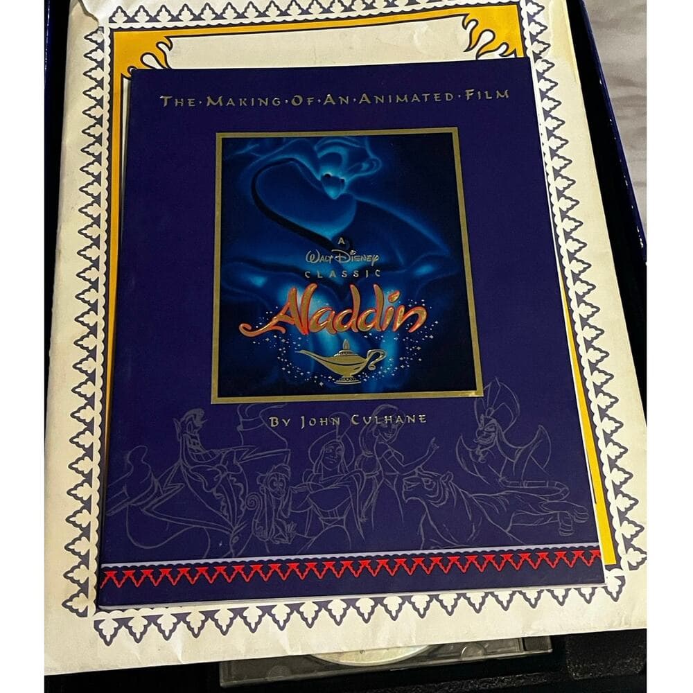 Aladdin Deluxe Video Edition Box VHS CD Numbered Lithograph - Thumbnail 8