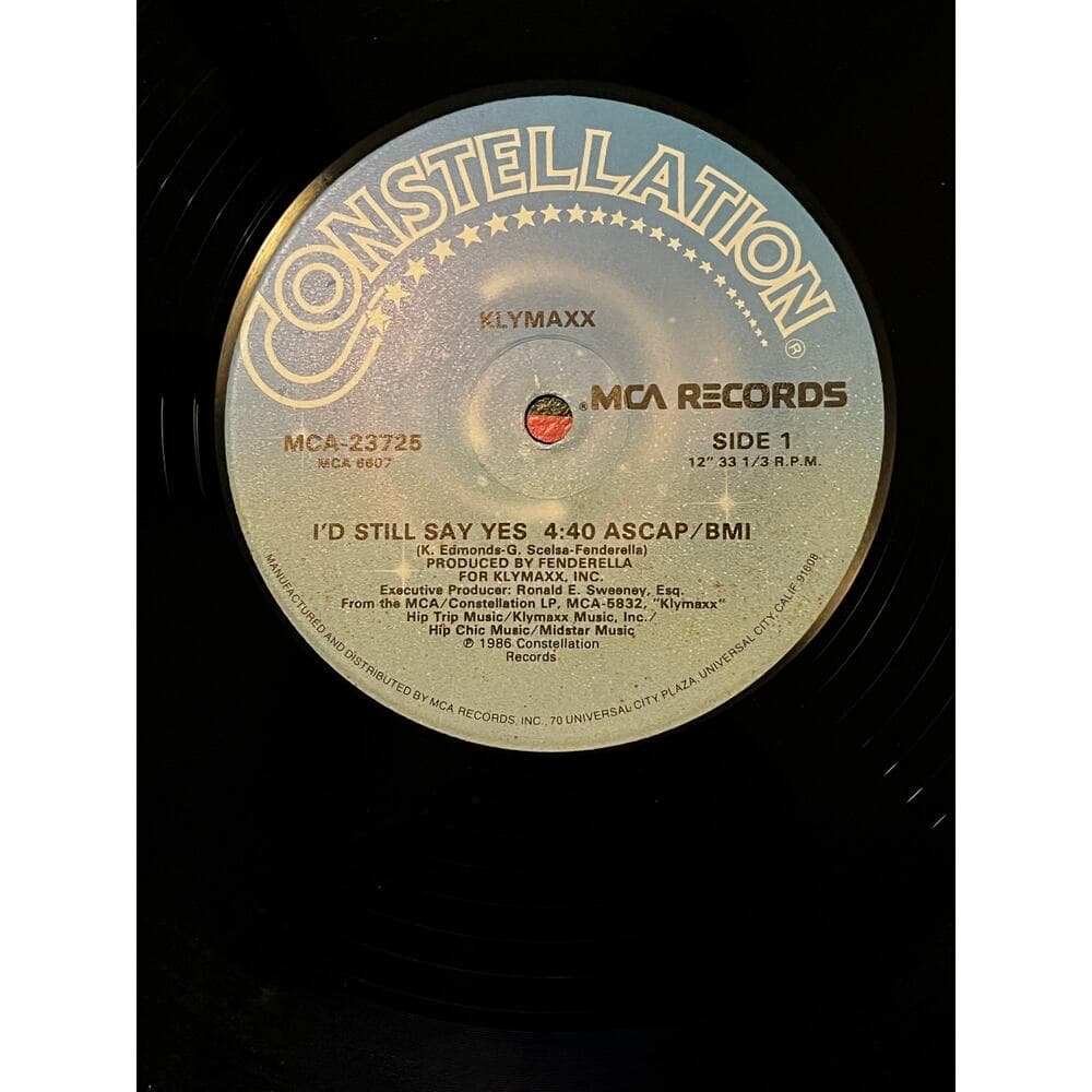 Klymaxx I'd Still Say Yes Record - Thumbnail 2