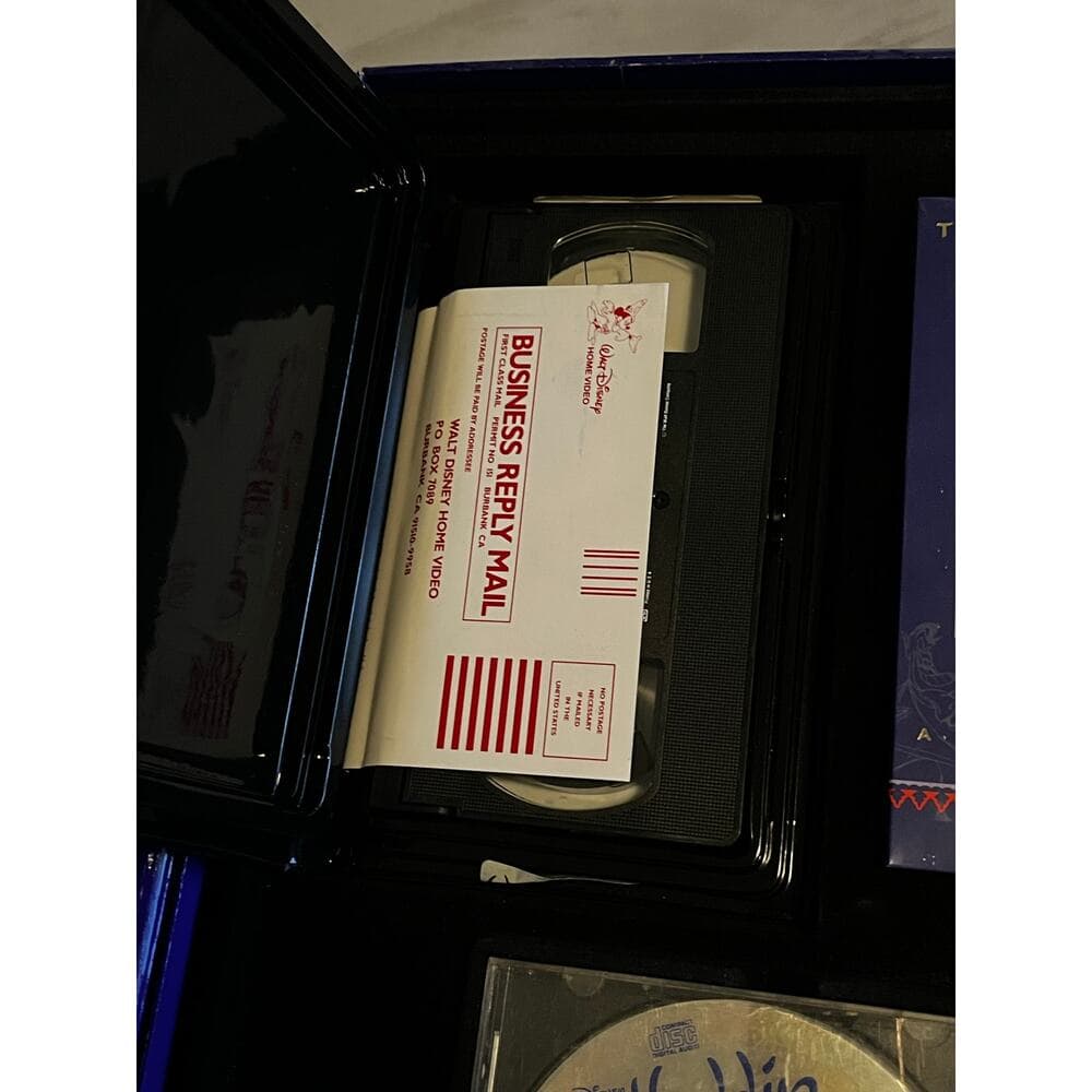 Aladdin Deluxe Video Edition Box VHS CD Numbered Lithograph - Thumbnail 5