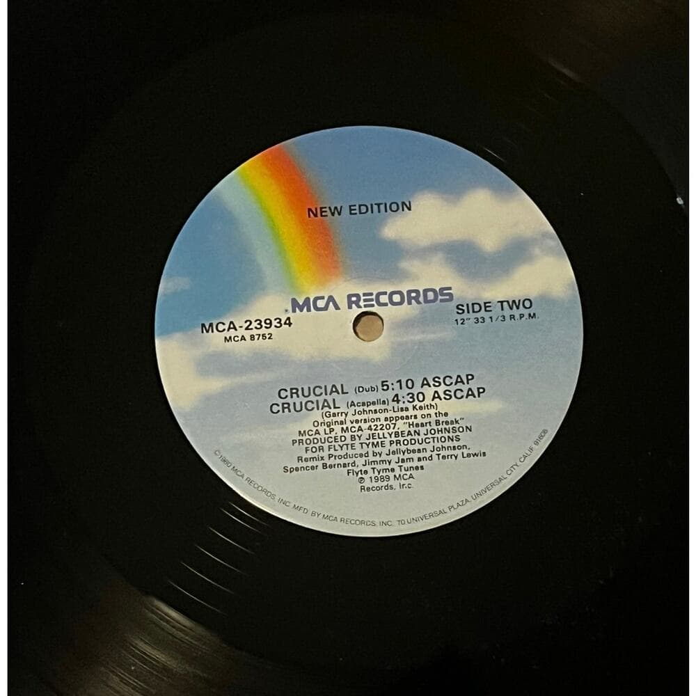 New Edition - Crucial - MCA Records - MCA-23934