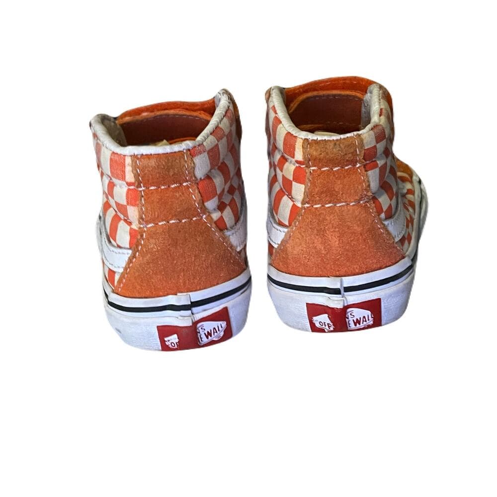 VANS (TD) SK8-MID REISSUE V - CHECKERBOARD ORANGE SIZE 11.5 - Thumbnail 4