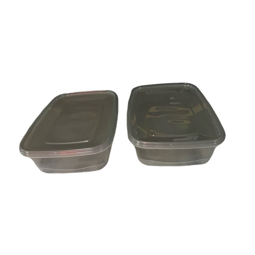 Large Rectangle Food Storage Containers 128oz • 3785 ml • 16 cups