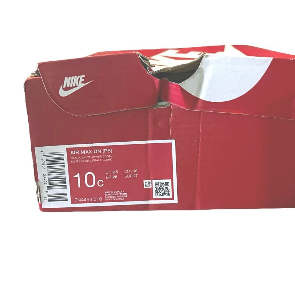 Air Max DN Black/White - Hyper Cobalt Size 10C FN4453 010 - Thumbnail 7