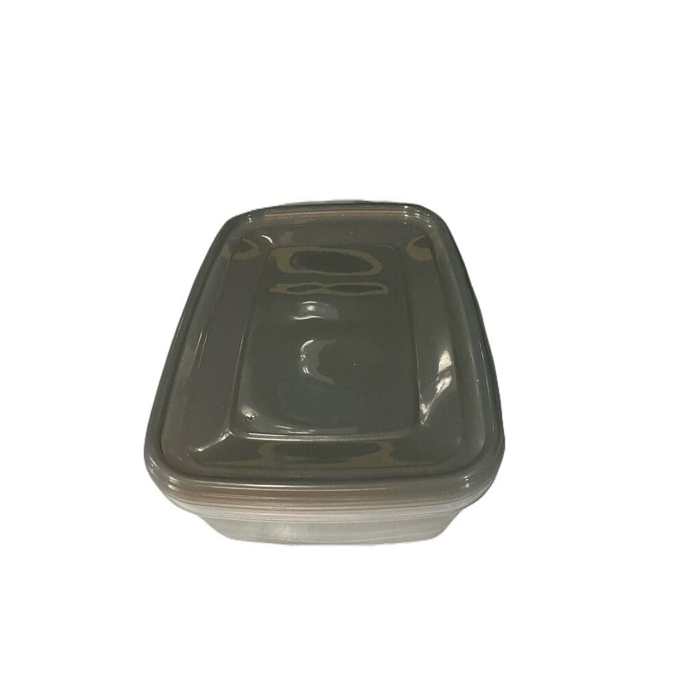 Large Rectangle Food Storage Containers 128oz • 3785 ml • 16 cups - Thumbnail 2