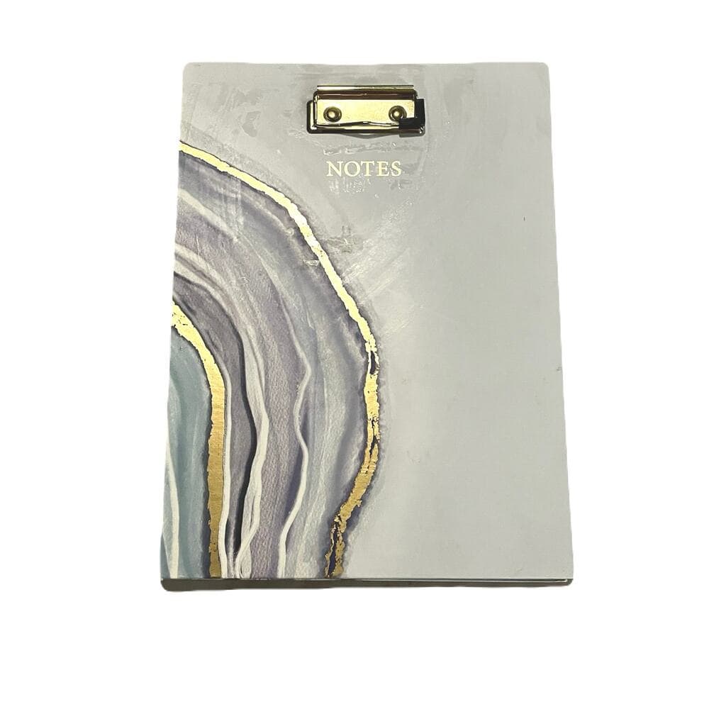 Notes Clipboard White Blue & Gold - Thumbnail 3
