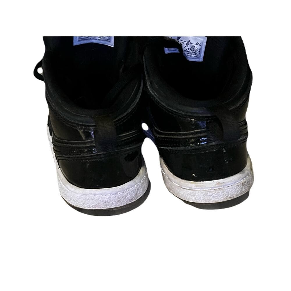 TODDLER JORDAN 1 MID SE Boys – Black/Dark Concord-white Size 10C - Thumbnail 4