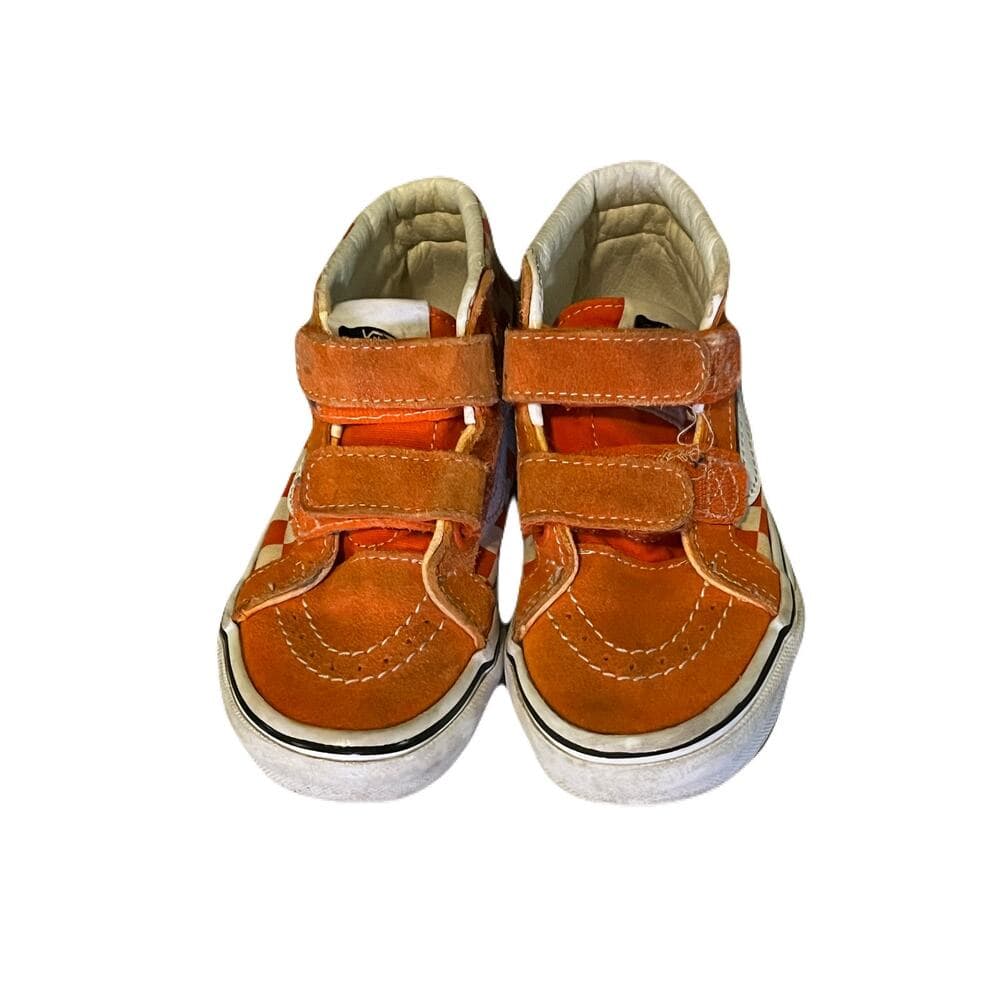 VANS (TD) SK8-MID REISSUE V - CHECKERBOARD ORANGE SIZE 11.5 - Thumbnail 2