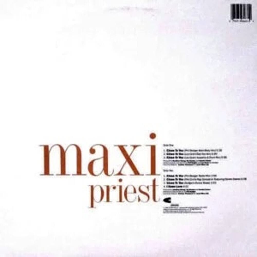 MAXI PRIEST – Close To You Record