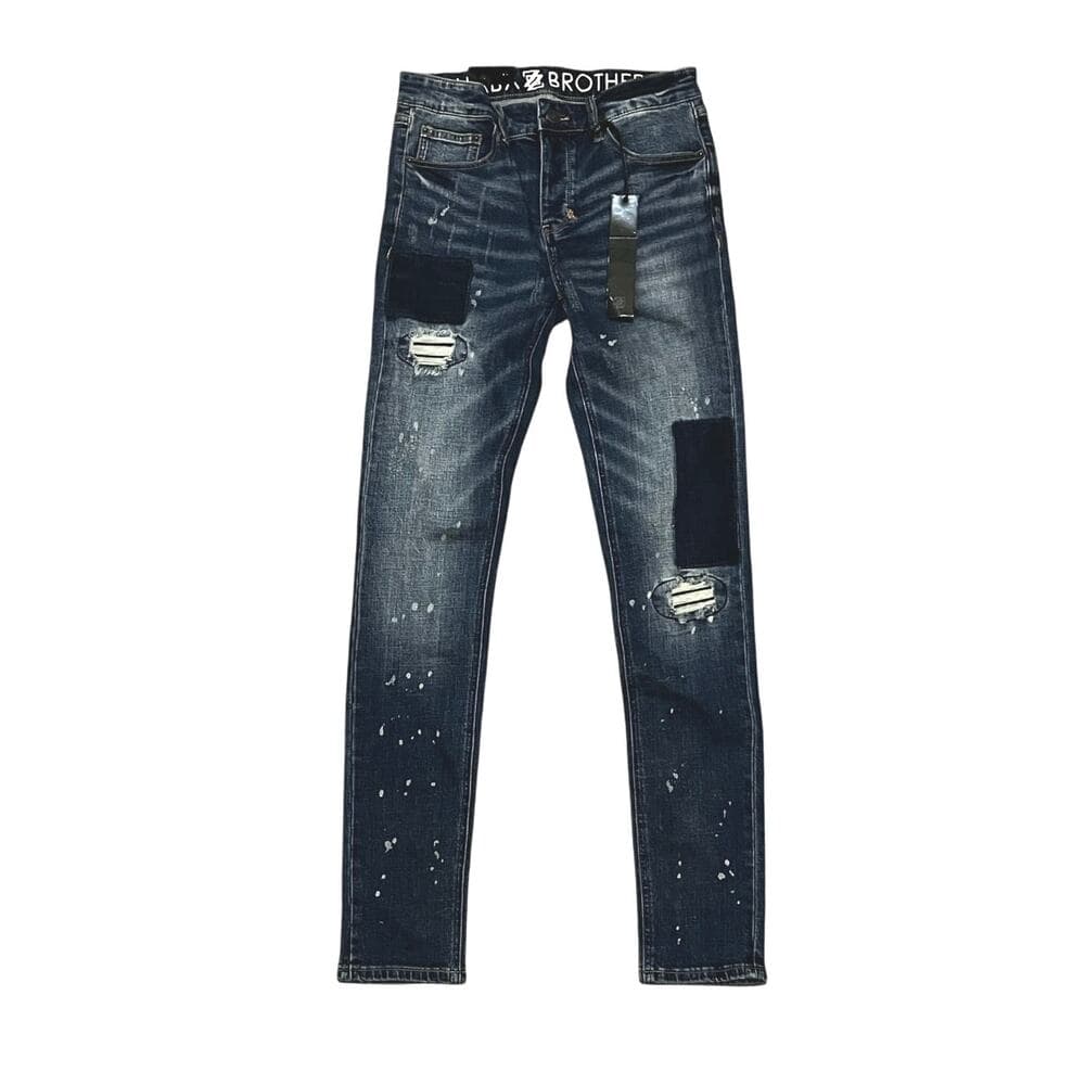 Shabaz Brothers Men’s Jean’s size 30 With Dark Blue pouches On The Legs - Thumbnail 4