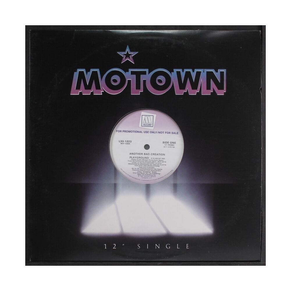 ANOTHER BAD CREATION: playground MOTOWN 12" Single 33 RPM - Thumbnail 3