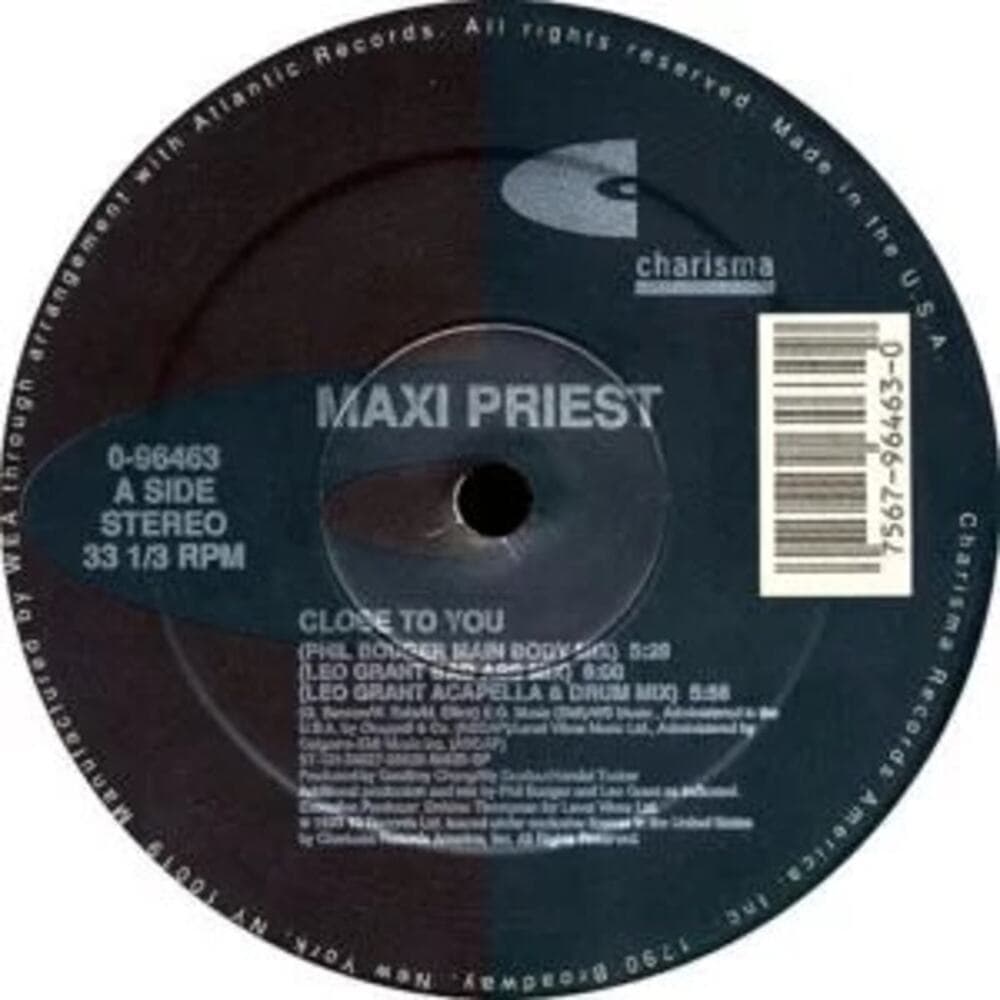 MAXI PRIEST – Close To You Record - Thumbnail 2
