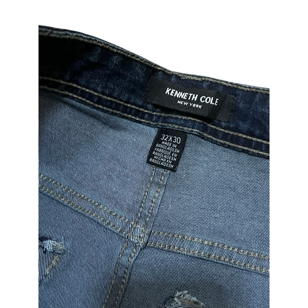 Kenneth Cole Dark Blue Men’s Jeans Size 32 X 30 - Thumbnail 3