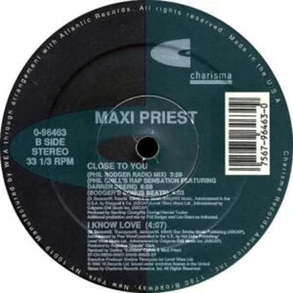 MAXI PRIEST – Close To You Record - Thumbnail 3