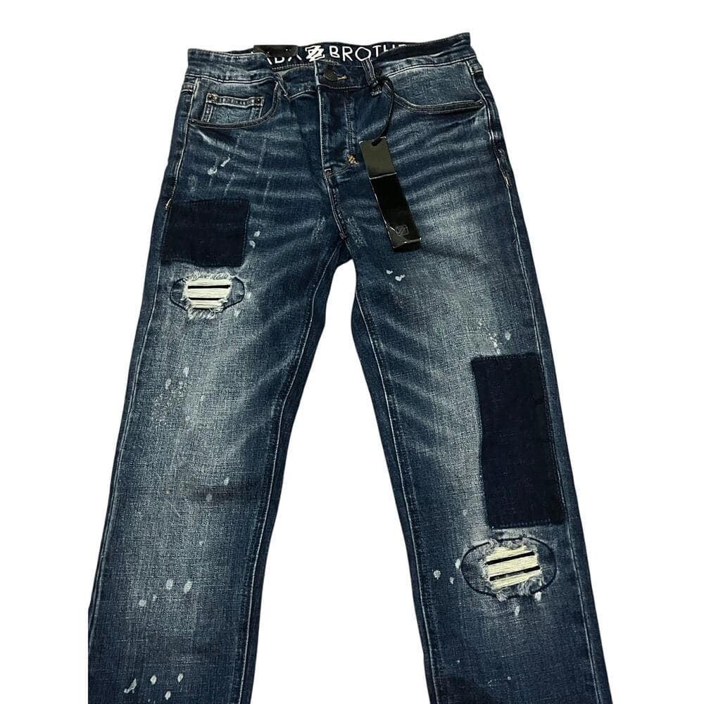 Shabaz Brothers Men’s Jean’s size 30 With Dark Blue pouches On The Legs