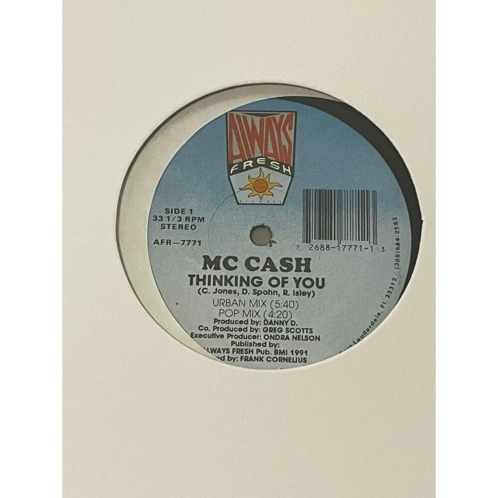 Mc Cash Thinking Of You Record - Thumbnail 2