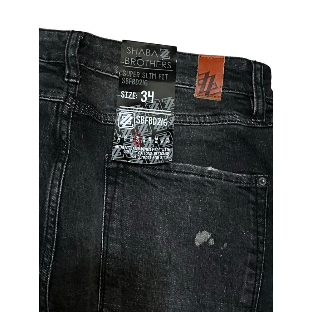 Shabaz Brothers Black Men’s Jean’s Size 34 - Thumbnail 2