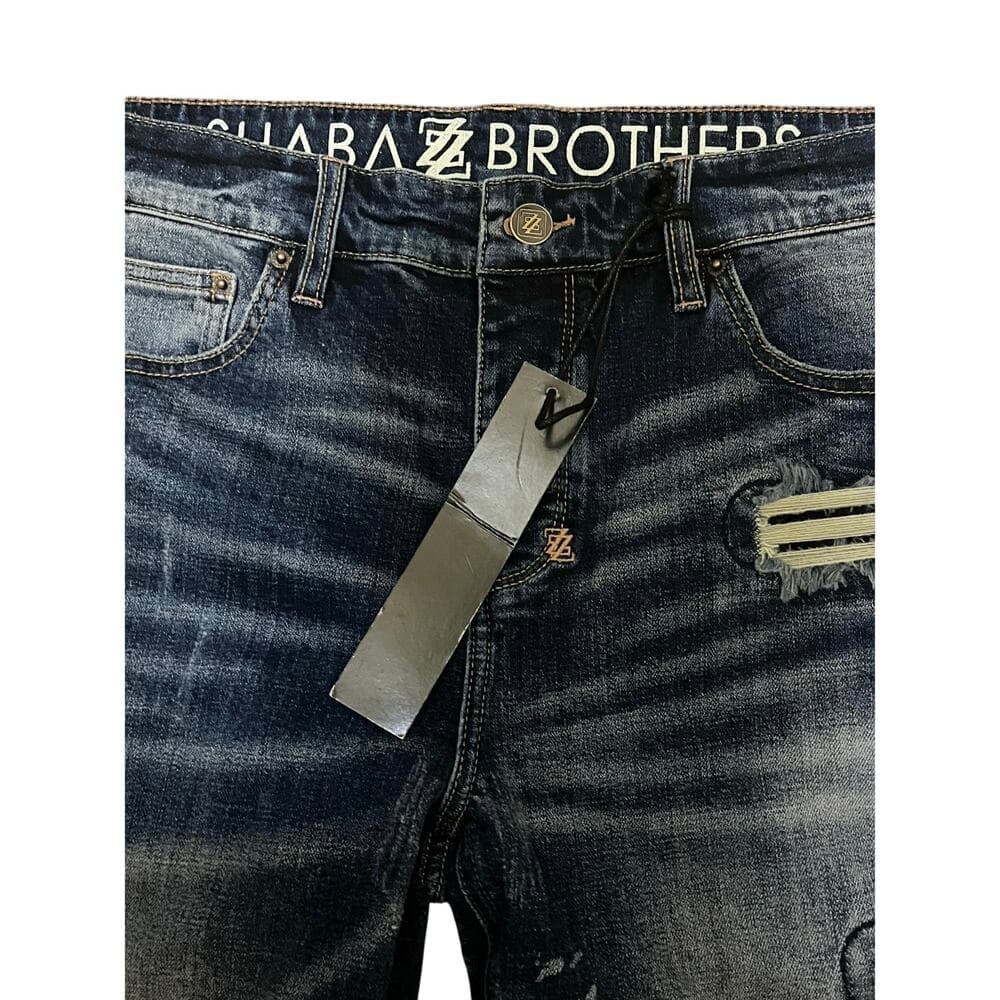 Shabaz Brothers Dark Blue Men’s Jeans Size 32 - Thumbnail 2