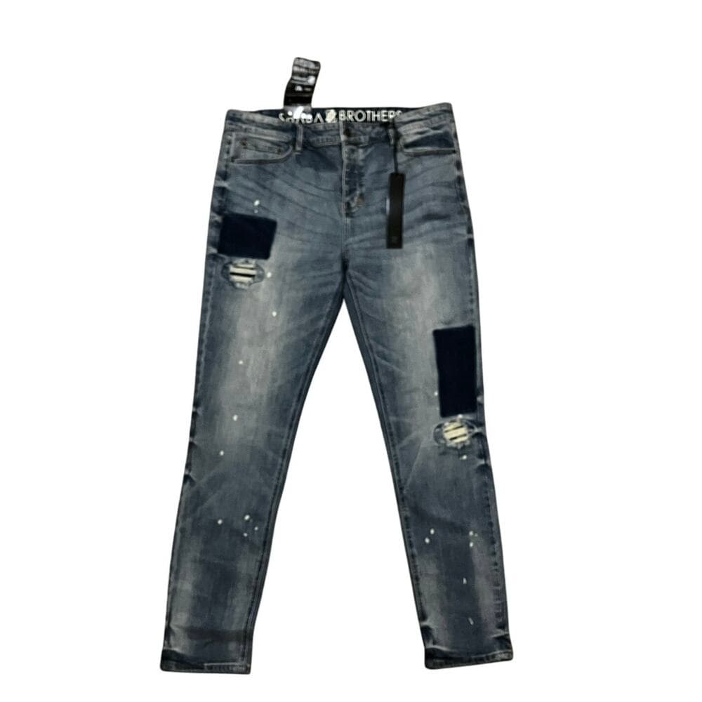 Shabaz Brothers Men’s Light Blue Jeans Size 40 Brand New - Thumbnail 5