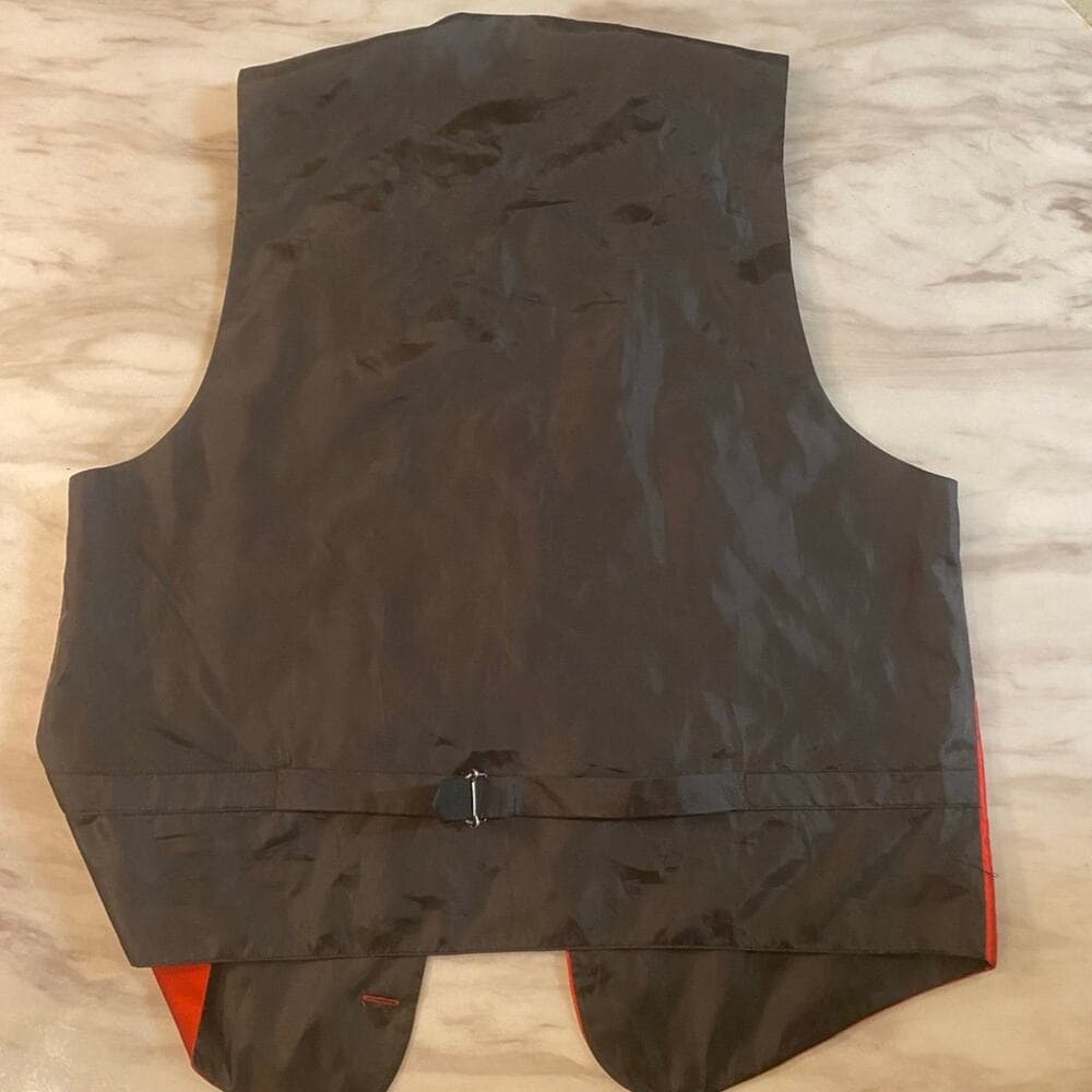 Tuxedo vest red and black - Thumbnail 4