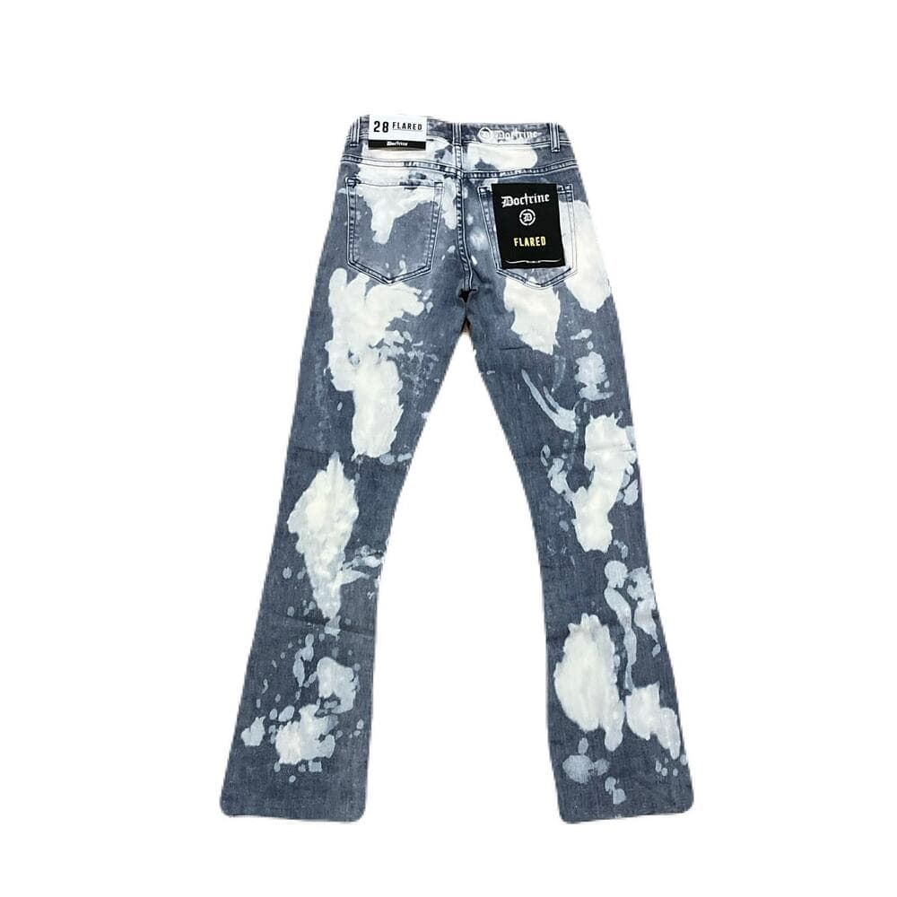 Doctrine Hendrix Flare Indigo Wash Size 28 New - Thumbnail 2