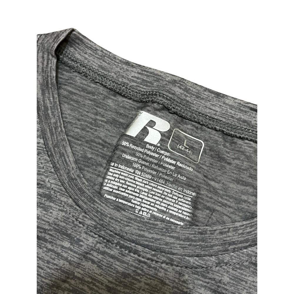 Russell Gray Men’s T-shirt Size Large