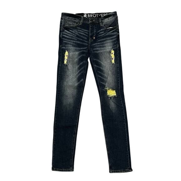 Shabaz Brothers Dark Blue Men’s Jeans With Tags On them Size 30 - Thumbnail 7