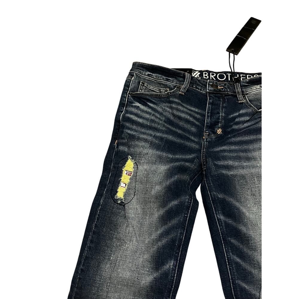 Shabaz Brothers Dark Blue Men’s Jeans With Tags On them Size 30 - Thumbnail 2
