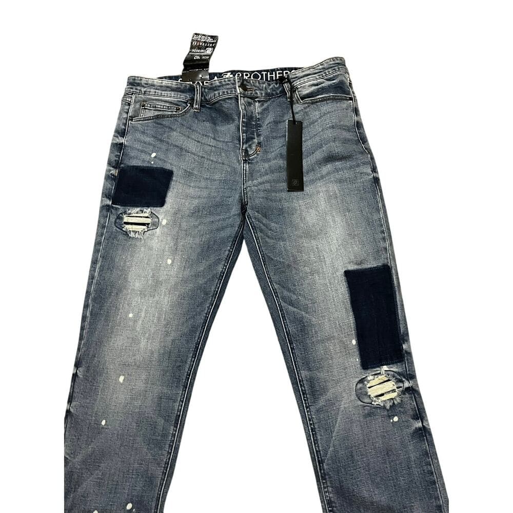 Shabaz Brothers Men’s Light Blue Jeans Size 40 Brand New - Thumbnail 3