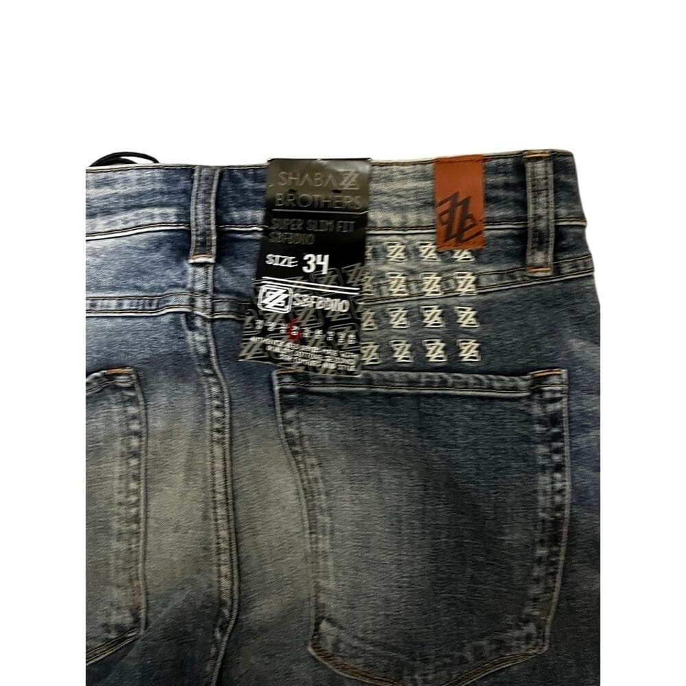 Shabaz Brothers Men’s Light Blue Jeans Size 34 - Thumbnail 2