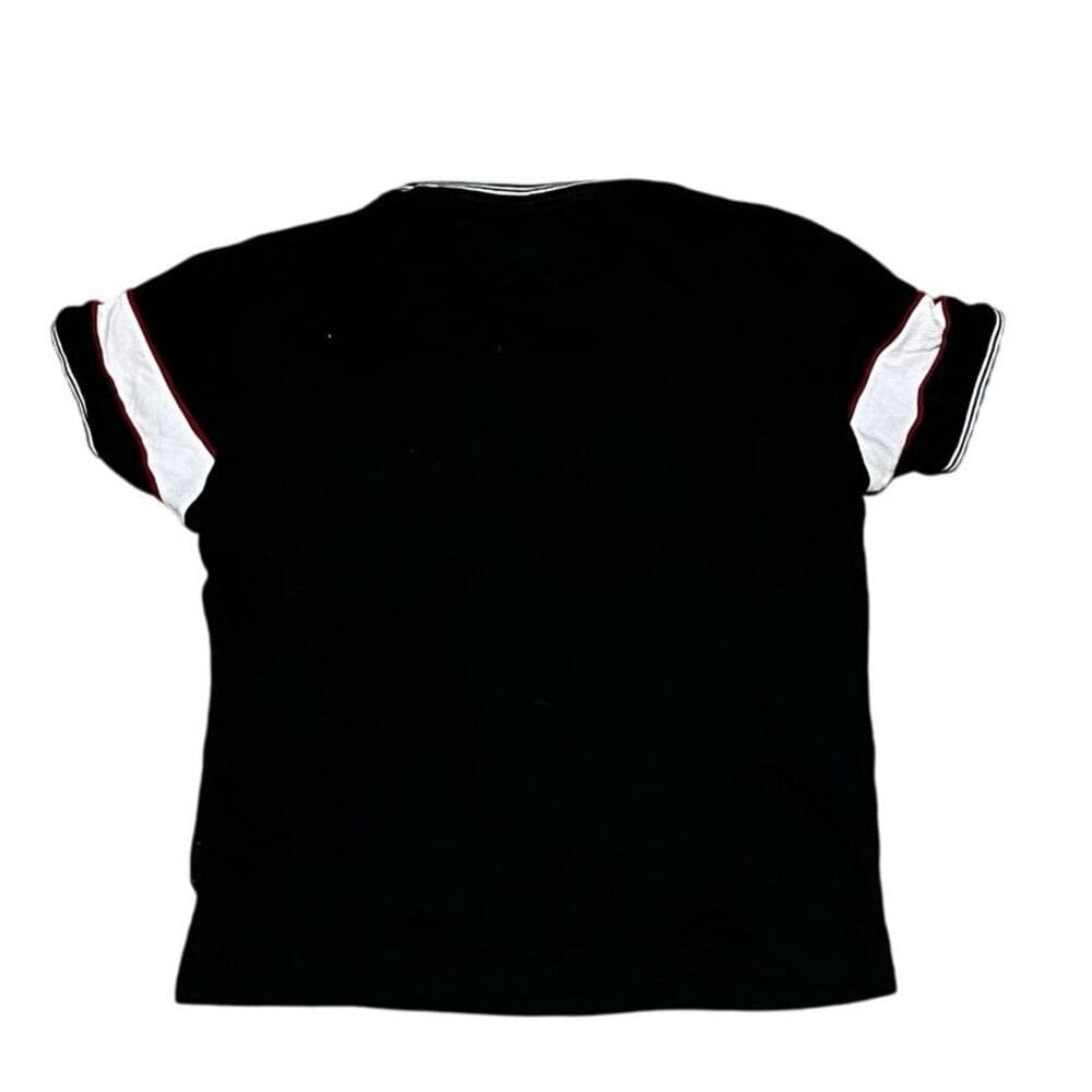 Abstract Black/White/Red Men’s T-Shirt Size Small - Thumbnail 3